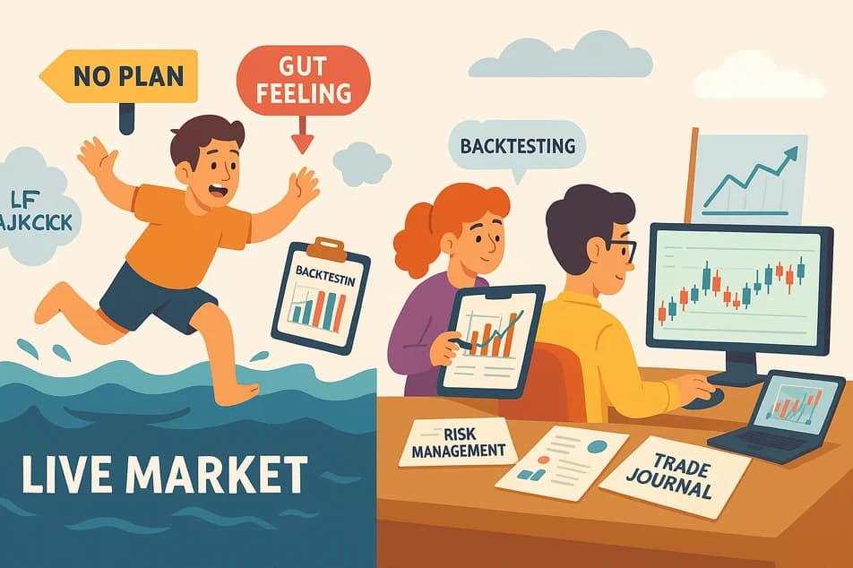 6. Lack of a Tested Trading Strategy